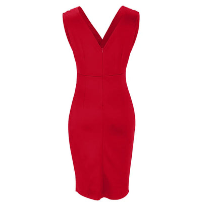 Fresia™ | Elegante vestido ajustado con cuello en V